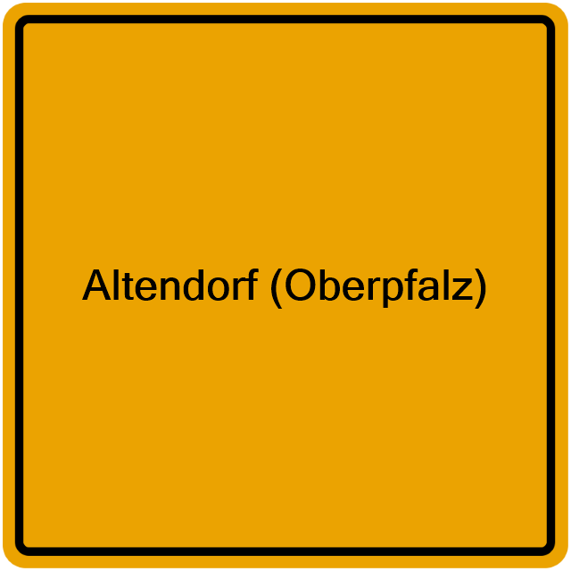 Einwohnermeldeamt24 Altendorf (Oberpfalz)